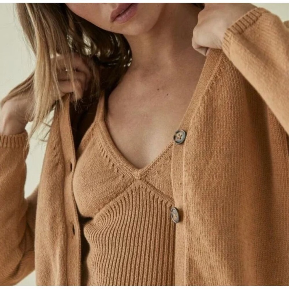 Reformation Tille Tank and Cardigan Set